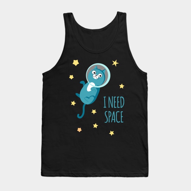 I Need Space Tank Top by n23tees